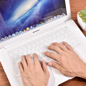 Protecteur de clavier d'ordinateur portable, 32cm x 15cm, transparent, étanche, anti-poussière, couverture de disposition américaine pour ordinateur de bureau - Product Image 2