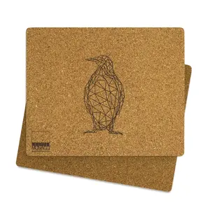 Tapis de souris en liège, merchandising durable - Product Image 3