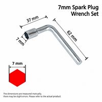 Clé hexagonale en L de 8-14 mm en acier au carbone, qualité DIY, OEM, pour réparation mécanique