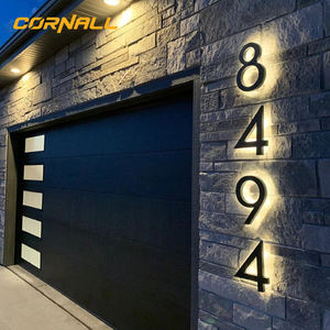 Números de Casa de acero inoxidable 304 personalizados del fabricante, señal de dirección de calle con número de puerta de casa ligera - Product Image 4