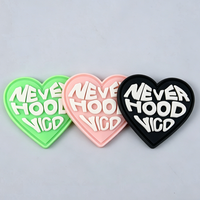 Étiquettes en silicone 3D aux couleurs personnalisées, patchs en caoutchouc PVC personnalisés à coudre, logo personnalisé, emballage de vêtements, toucher doux