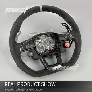 Volante personalizzato ad alte prestazioni per Audi Series RS3 S3 Q3 Q3 A4 Q5 SQ2 SQ5 Q8 Q7 SQ7 RSQ3 RSQ8 S5 RS5 2016 2024 - Product Image 3