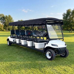 Usine vendant des voitures de golf à 5 rangées de 10 places, voitures de golf personnalisables, voitures de tourisme spéciales. - Product Image 1
