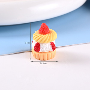 Makanan Miniatur Resin, Kue Kering, Krim, Lem, Bahan DIY, Aksesoris Resin Kecil