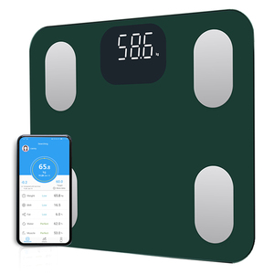 <span class=keywords><strong>Balance</strong></span> connectée intelligente avec écran LCD personnalisé pour la mesure du poids corporel et de la masse grasse - Product Image 2