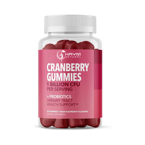 Gomitas de arándano probióticos femeninos de la mejor calidad, 1 billón de unidades CFU de lactobacilos para la salud del tracto urinario y el pH - Product Image 1