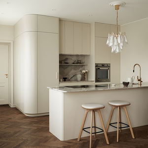 Meubles de cuisine modulaires <span class=keywords><strong>Aqua</strong></span> Gallery, portes en contreplaqué finition mélamine, construction en granit artificiel - Product Image 6