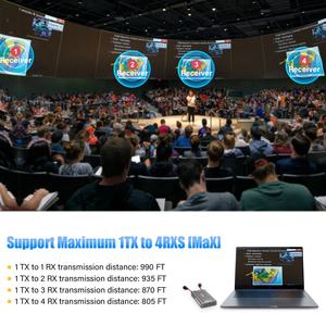 Sistema de Transmisión de Video por Cámara, Transmisor y Receptor Inalámbrico de Larga Distancia de 300 m, Admite una Calidad de Imagen Clara y Fluida - Product Image 6