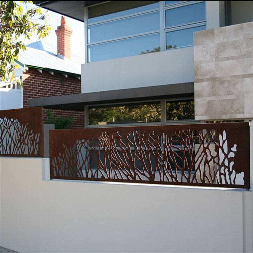 How to Choose Metal Railing Laser Cut Panel Insert Slanted Branches Design