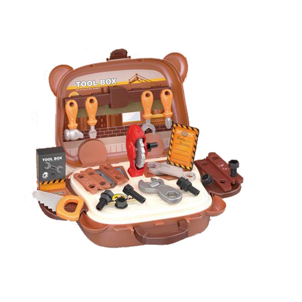 Детская тележка, ящик для инструментов, игрушка, комплект для ролевых игр, детский ящик для инструментов для мальчиков