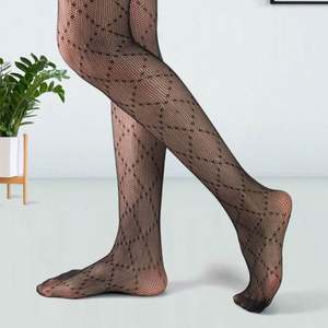 Chaussettes d'été en résille fine à pois Jacquard en treillis Petit <span class=keywords><strong>collant</strong></span> en maille <span class=keywords><strong>Bas</strong></span> en maille croisée - Product Image 1