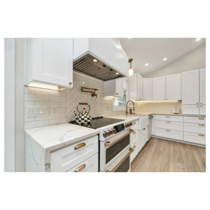 Gabinetes de Cocina Modernos de Foshan, Gabinetes Modulares Blancos, Gabinetes de Cocina Listos para Armar, Gabinetes Lacados - Product Image 4