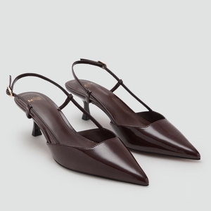 M*G1212 <span class=keywords><strong>Sandali</strong></span> con <span class=keywords><strong>Tacco</strong></span> da Donna 2026 Vendita Calda Scarpe Eleganti Personalizzate Marroni di Qualità <span class=keywords><strong>Sandali</strong></span> Estivi con <span class=keywords><strong>Tacco</strong></span> Medio all'Ingrosso - Product Image 4