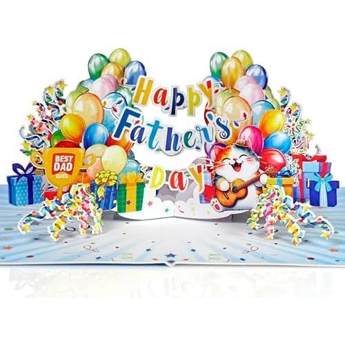 Happy Fathers Day Balloon-6x8in