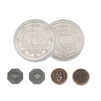 Offres Spéciales usine personnalisé cuivre et argent pièce Vintage jeu de société monnaie Souvenir pièces commémoratives en métal à vendre