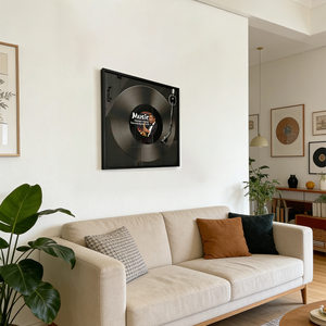 YZOKhome Decoración para el Hogar, Disco de Vinilo Impreso, Obra de <span class=keywords><strong>Arte</strong></span> Óptica, Pintura Decorativa Moderna y Decoración de Pared - Product Image 5