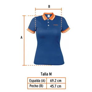 Master avec 72 unités Polo performance pour femmes, bleu, M, Truper - Product Image 2