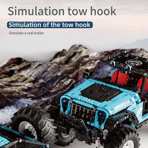 2680 adet teknolojik yapı tuğlaları Buggy 1:8 montaj Off Road araba modeli çocuk DIY eğitici oyun plastik blok oyuncaklar - Product Image 5