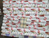 Nappes nappe rectangle imprimé fleurs nappe PVC laminé TNT PP non tissé tissu nappe protecteur
