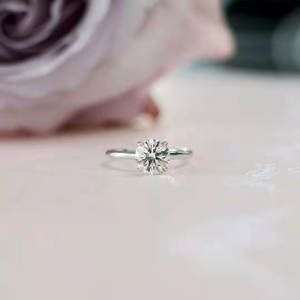 خواتم نسائية من الفضة الإسترلينية من OAHLAN خواتم وعد من الزيركونيا المكعبة قطع Solitaire خواتم زواج الخطوبة - Product Image 2