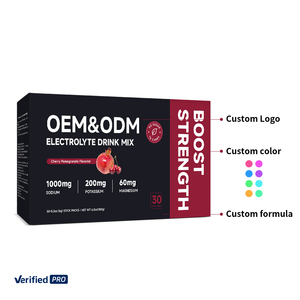 อาหารเสริมโภชนาการสำหรับนักกีฬาวีแกน - ผงเครื่องดื่มสมุนไพรเพิ่มพลังงาน, ซองอิเล็กโทรไลต์คีโต, แบรนด์ส่วนตัว - Product Image 4