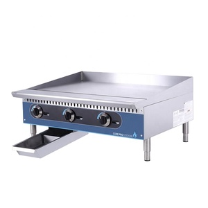 Parrilla plana de Gas de acero inoxidable comercial Económica placa de plancha de Gas de 36 "para restaurante - Product Image 1