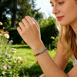 2026 Positive Energy Crystal <b>Bracelet</b> Rainbow Gemstone <b>Bracelet</b> Multicolor Bohemian Natural Stone <b>Beaded</b> <b>Bracelet</b> Gift <b>for</b> GF - Product Image 4