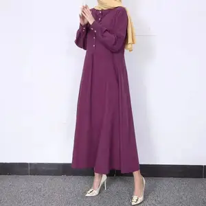 Vestido abaya musculino da turquia, vestido de manga longa decorativo retrô roupas étnicas abaya, 2021