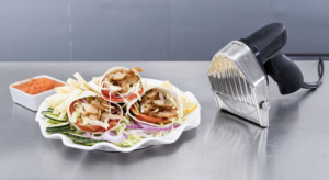 Cuchillo para Shawarma Shanyou de 0-8 mm de Grosor Ajustable, Cortador de Carne para Doner Kebab con 2 Cuchillas de Acero Inoxidable, Cortador de Gyro - Product Image 3