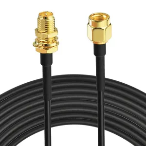 3M RG174 RP-SMA Mâle À SMA Femelle RP Adaptateur Coaxial Wifi Pigtail Câble D'extension Mâle Et Femelle