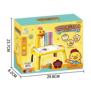Детский проекционный стол для рисования EPT с музыкой, набор для раннего развития и творчества с доской для стирания и проекционными пленками - Product Image 4