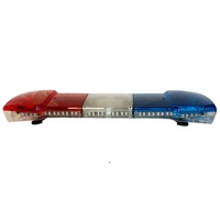 Barre lumineuse d'avertissement LED ambre pour véhicules d'ambulance et de pompiers, 12-24V DC, certifiée CE, garantie 1-2 ans