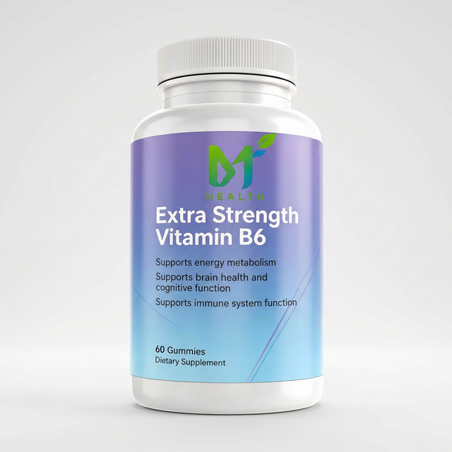OEM Vitamin B6 60 Gummies for Adults Improve Immunity Supports Overall Health