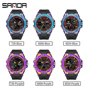 Personnalisé Votre Propre Logo Sanda 6024 <span class=keywords><strong>G</strong></span> Style Nouveau Reloj <span class=keywords><strong>Montre</strong></span> Montres Numériques Étanche Sport Horloge <span class=keywords><strong>Montre</strong></span>-Bracelet Quartz <span class=keywords><strong>Montre</strong></span> Pour Hommes - Product Image 6