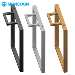 MONSOON Đồ Nội Thất Chất Lượng Tốt Thép <span class=keywords><strong>U</strong></span> Hình Kim Loại Bảng Chân Cho Bàn Gỗ - Product Image 6