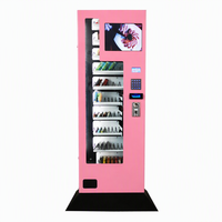 Distributeur automatique intelligent autonome avec clavier numérique à 10 touches, écran LCD, paiement, kiosque compact en libre-service pour thé, café, produits de beauté, certifié CE
