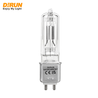 Ampoule halogène G9.5 en aluminium moulé sous pression, 575W 750W 220V 3200K, blanc chaud dimmable, en verre, HAL-G9.5