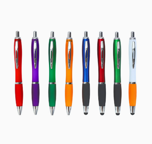 Bolígrafos de plástico con agarre, tinta negra, retráctiles, promocionales, desmontables, con recambio de resorte. - Product Image 4