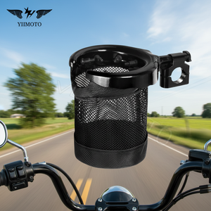 Support de tasse pour guidon YHMOTO, porte-boissons universel pour moto, VTT, vélo, guidon de 32 mm, sac en filet pour boissons - Product Image 5