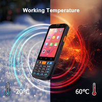 Terminal portable industriel robuste Android 14 avec lecteur de codes-barres 2D et clavier physique IP67 pour entrepôt, directement de l'usine