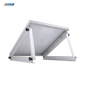 Structure triangulaire en aluminium pour montage de panneaux solaires sur toit plat, système d'énergie photovoltaïque - Product Image 1