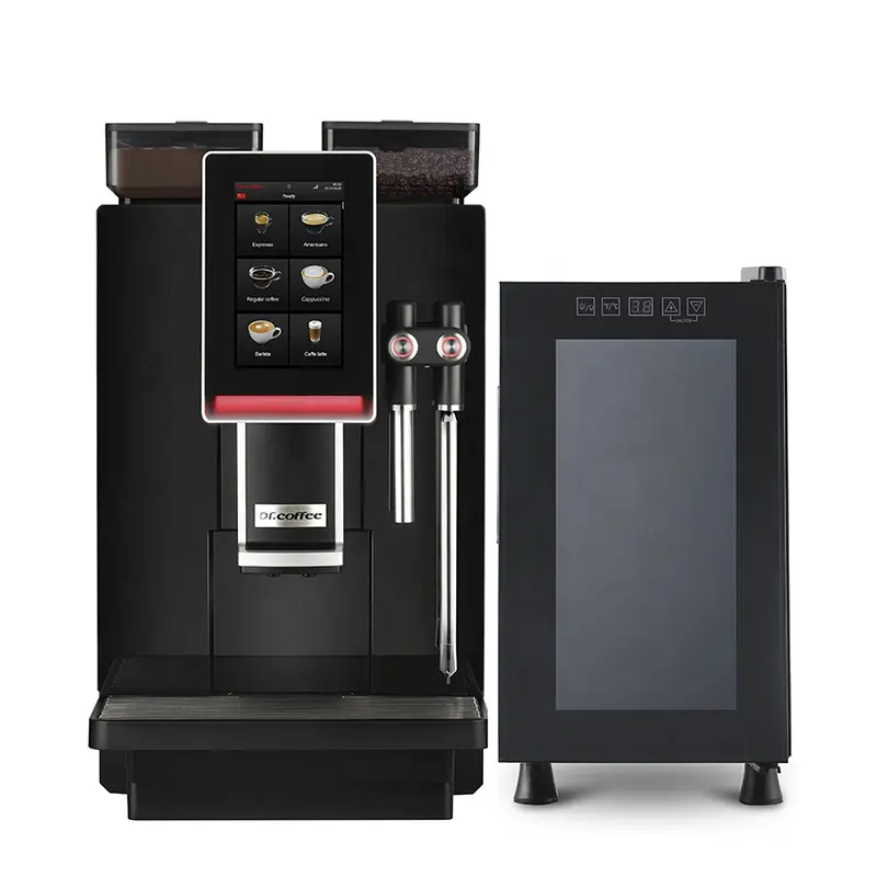 Machine à café professionnelle, Dr. Café mini S2, entièrement automatique, tasse à Cappuccino