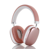 DOQAUS Casque Audio Sans Fil Noir avec Coussinets Doux, Batterie 30H et Écouteurs Colorés pour Usage Professionnel
