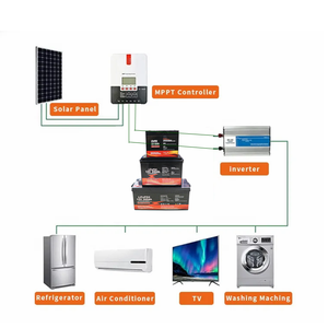 Hộp pin LiFePO4 chuyên nghiệp, vỏ pin & giá đỡ pin: 12V 50Ah 100Ah 150Ah 200Ah dùng cho gia đình - Product Image 6