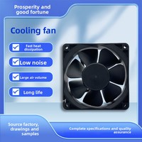 Ventilateur en plastique à double roulement à billes 12038 haute vitesse DC 5V/12V, antichoc et à faible bruit, conception OEM/ODM pour le refroidissement des châssis de serveur