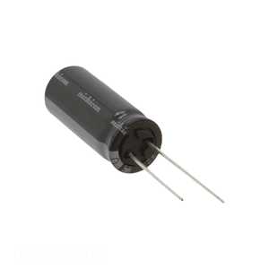 ตัวเก็บประจุแบบ Through Hole รุ่น UCY2C151MHD ของแท้ ยี่ห้อ CAP ALUM ความจุ 150uF 20% 160V แบบ Radial - Product Image 1