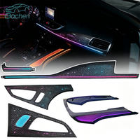 Accessoires de voiture, décoration intérieure pour Audi A7 C7 2012-2018, mise à niveau Auto Dynamic Symphony, lumière ambiante LED 64 couleurs 12V