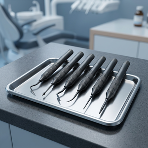 Best Quality Manual Surgical Dental Flexible Periotomes Set <b>Tooth</b> Extraction Screw Implant Surgery Instruments Kit - Product Image 2