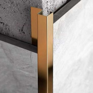 Hete Aanbieding Zwart Zilver Rosegoud Randafwerking Profielstrip voor Hoteldecoratie - Product Image 6