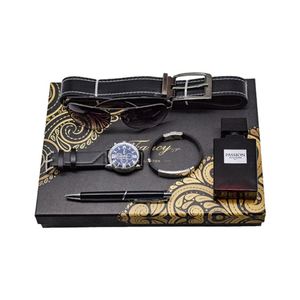 Men's Business Gift Set Corporate <b>Watch</b> Perfume Wallet Key Chain Luxury Set Gift with Box - Product Image 5